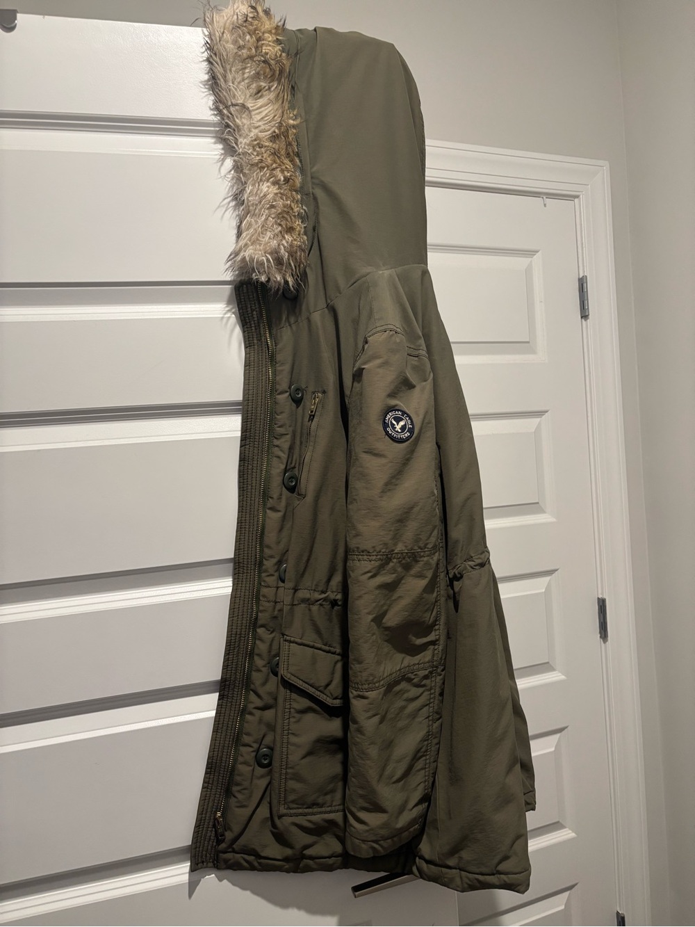 AE Coat Parka w removable fur hood